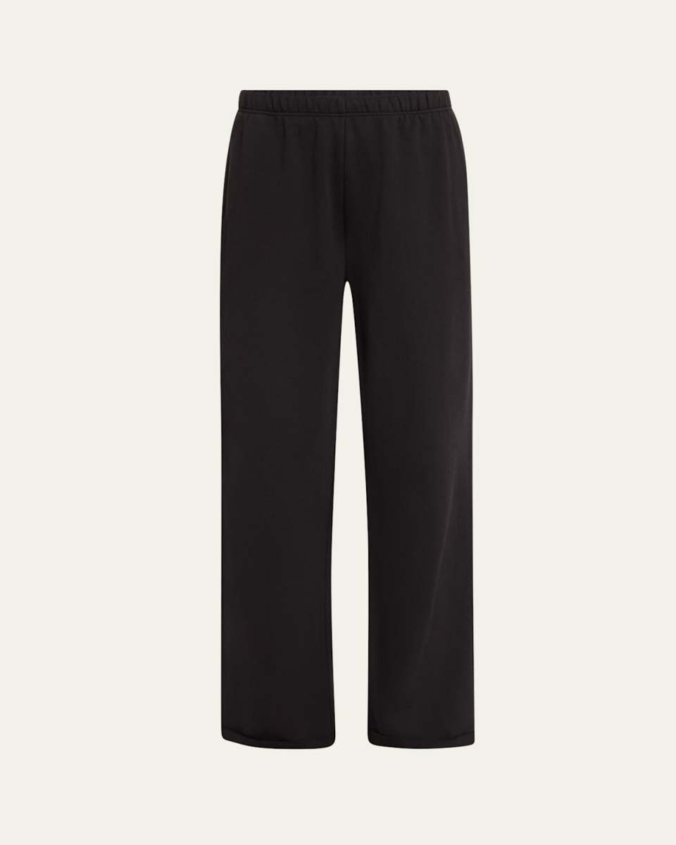 Cotton Fleece Classic Straight-Leg Pants
